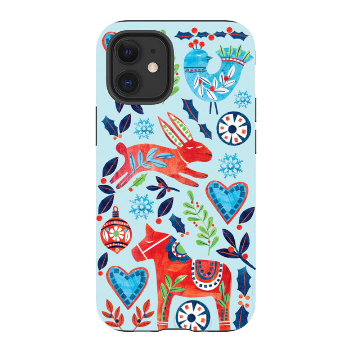 iPhone Tough Case - Scandi Holidays By Tracey English