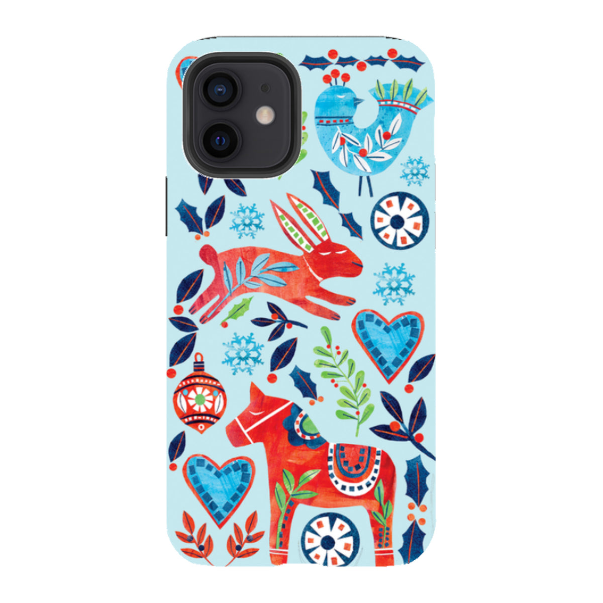 iPhone Tough Case - Scandi Holidays By Tracey English