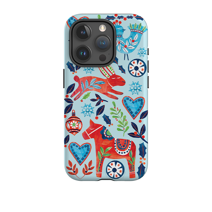 iPhone Tough Case - Scandi Holidays By Tracey English