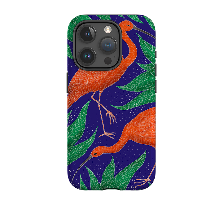 iPhone Tough Case - Scarlet Ibis By Catherine Rowe