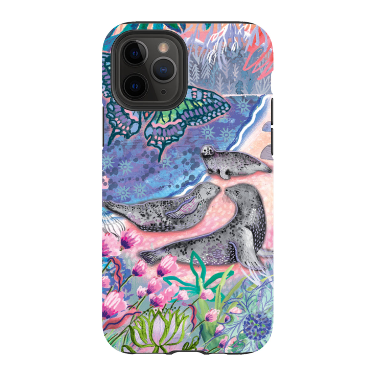 iPhone Tough Case - Scenic Seals Of Norfolk By Emma Frances Grant