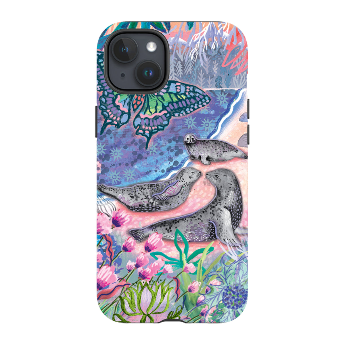iPhone Tough Case - Scenic Seals Of Norfolk By Emma Frances Grant