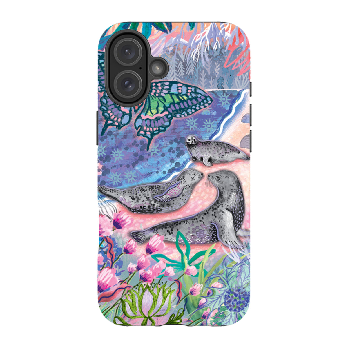 iPhone Tough Case - Scenic Seals Of Norfolk By Emma Frances Grant