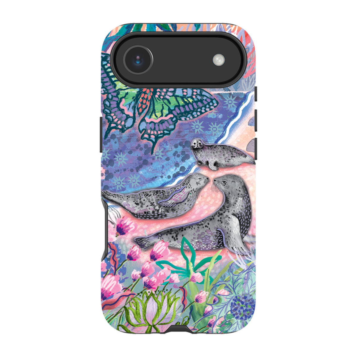 iPhone Tough Case - Scenic Seals Of Norfolk By Emma Frances Grant