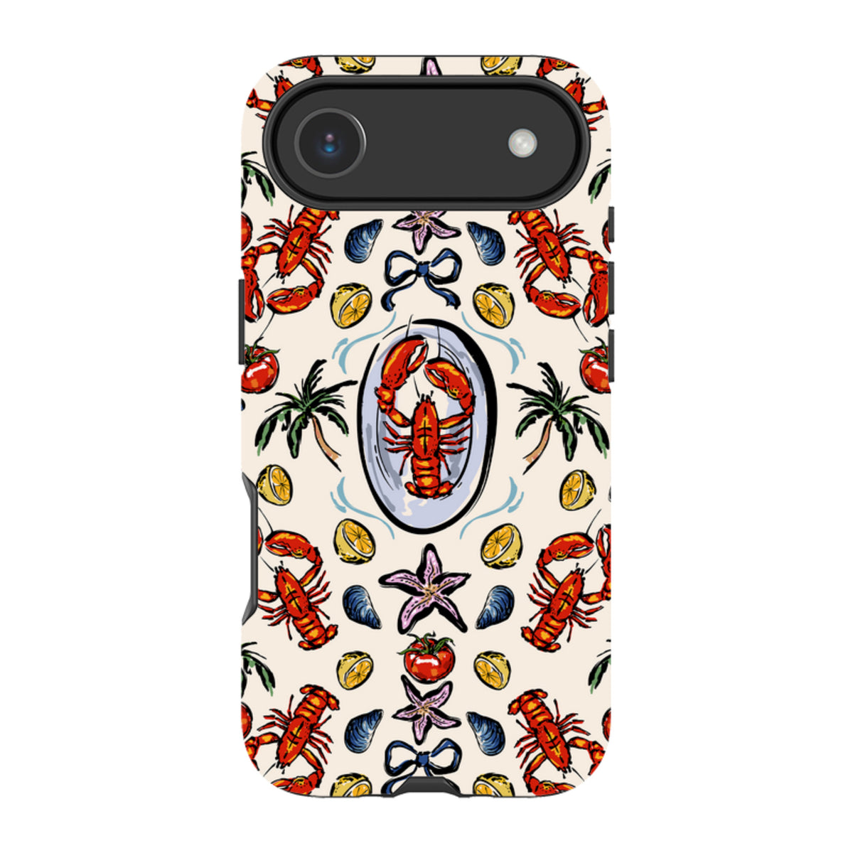 iPhone Tough Case - Seafood and Palm Trees