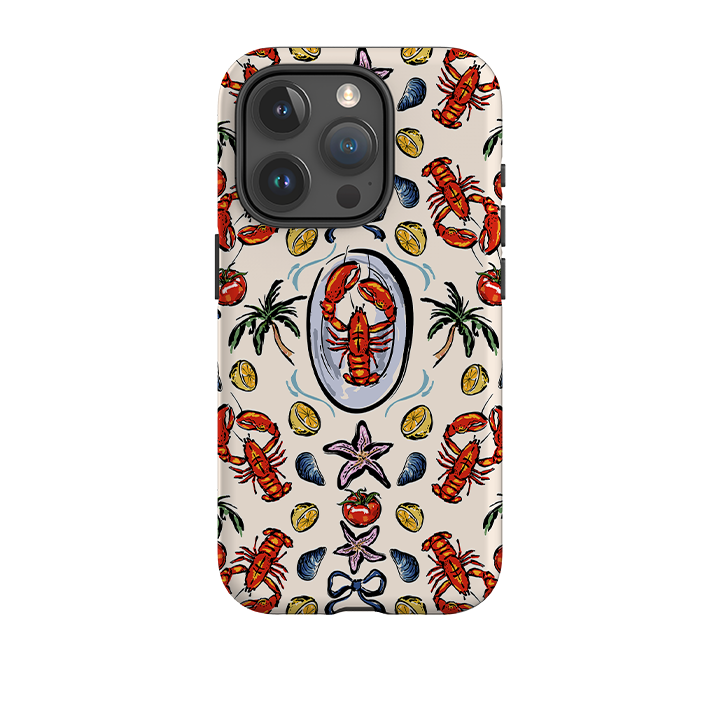 iPhone Tough Case - Seafood and Palm Trees