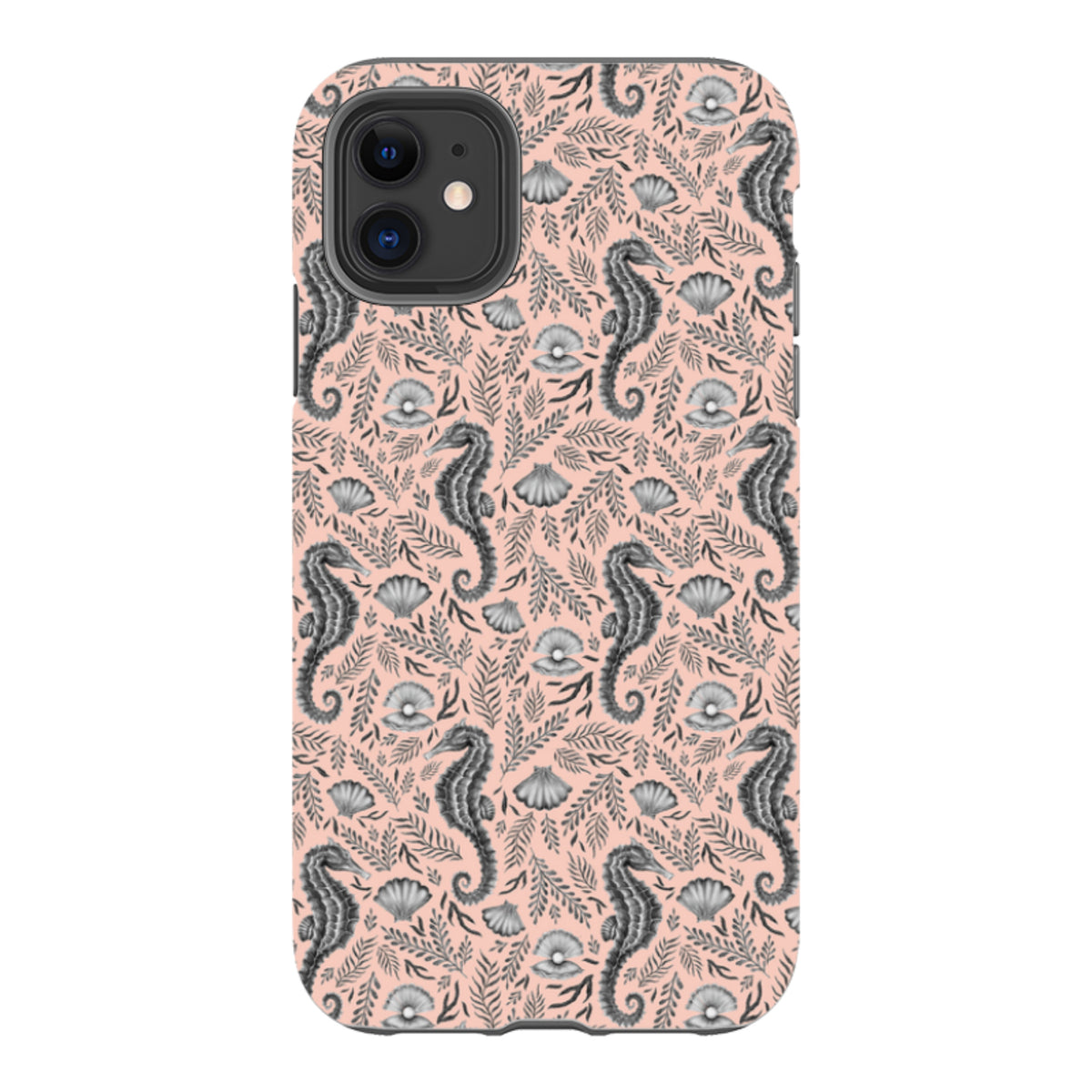 iPhone Tough Case - Seahorse Coral By Catherine Rowe