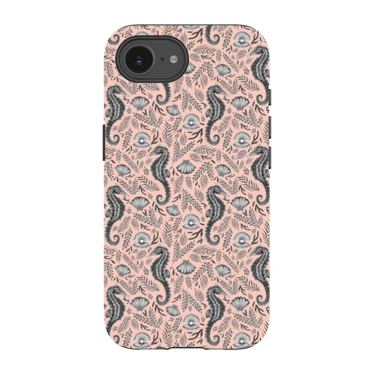 iPhone Tough Case - Seahorse Coral By Catherine Rowe