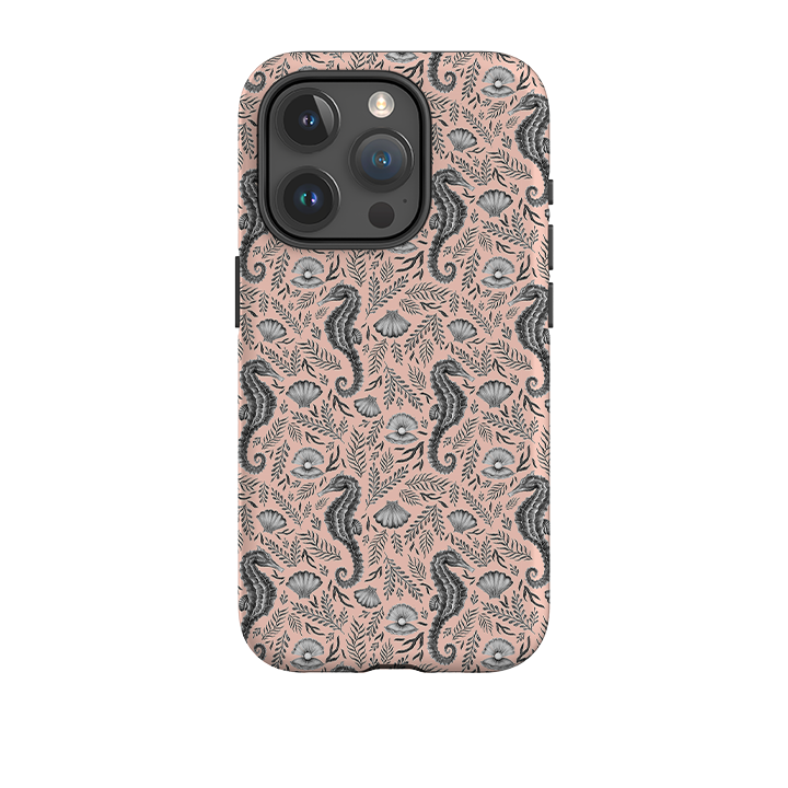 iPhone Tough Case - Seahorse Coral By Catherine Rowe