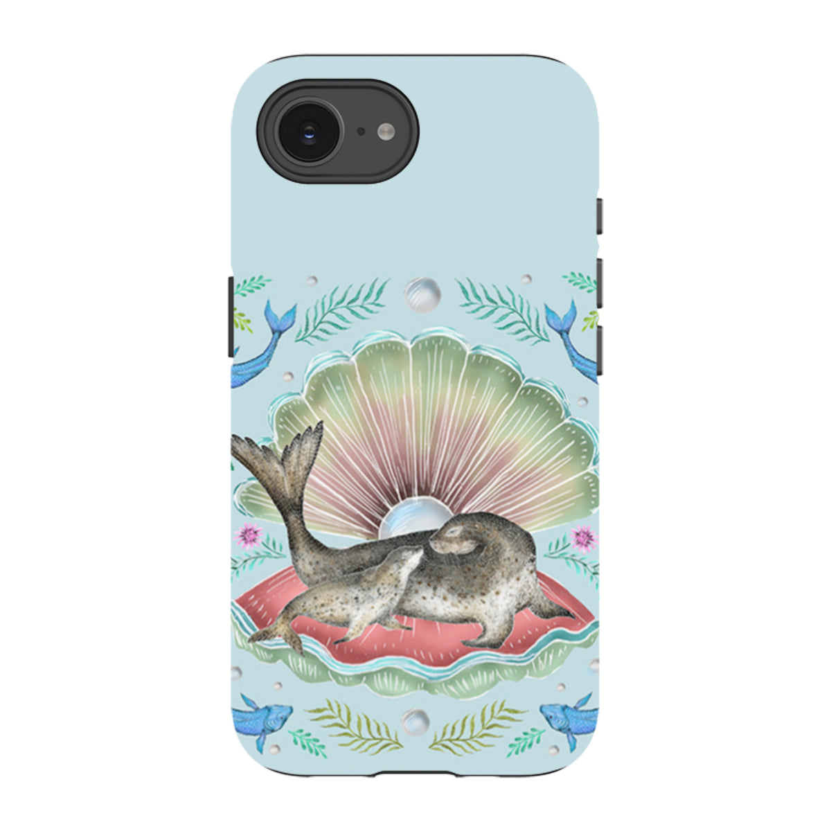 iPhone Tough Case - Seals In Shell By Catherine Rowe