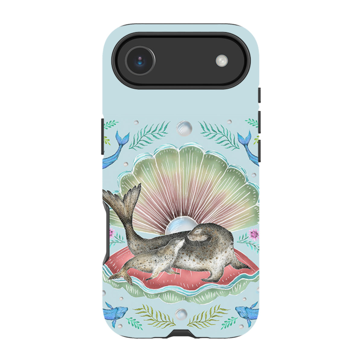 iPhone Tough Case - Seals In Shell By Catherine Rowe