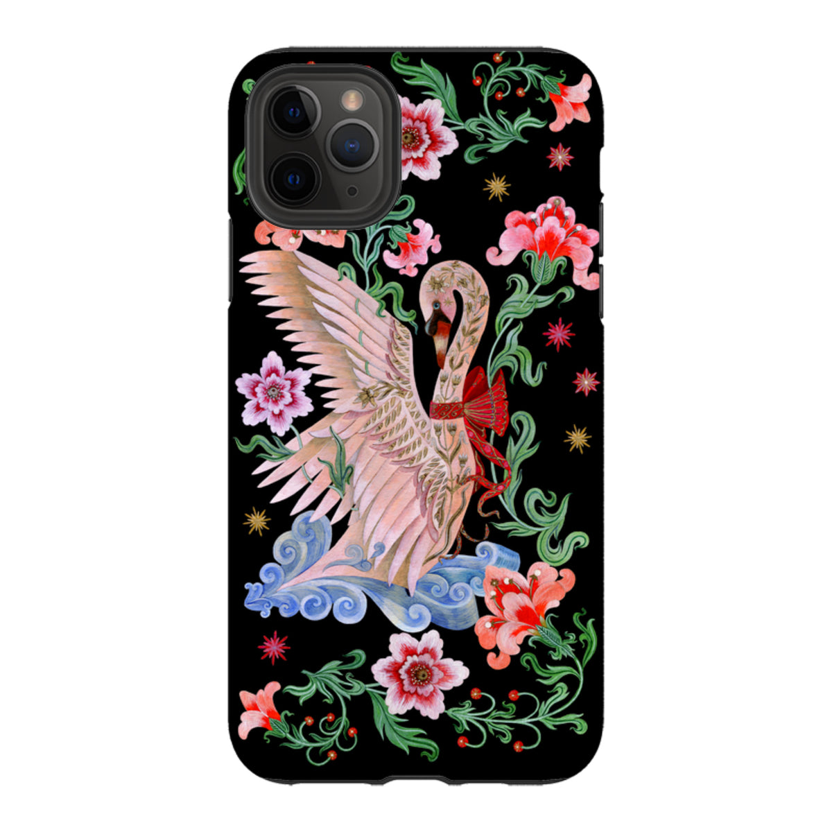 iPhone Tough  Case - Seven Swans A Swimming By Maria Matos