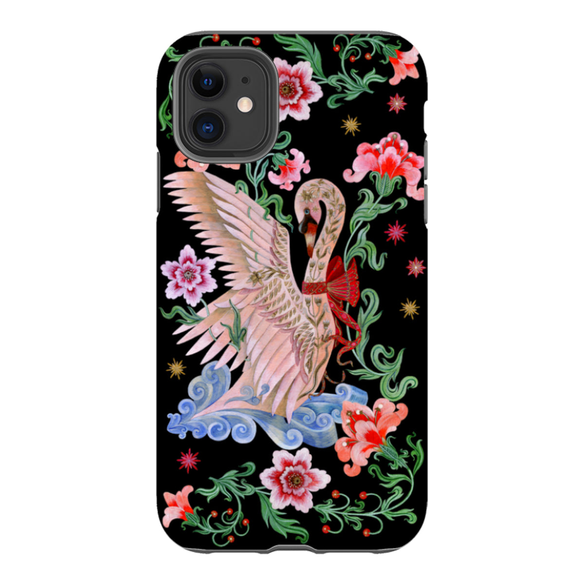 iPhone Tough  Case - Seven Swans A Swimming By Maria Matos