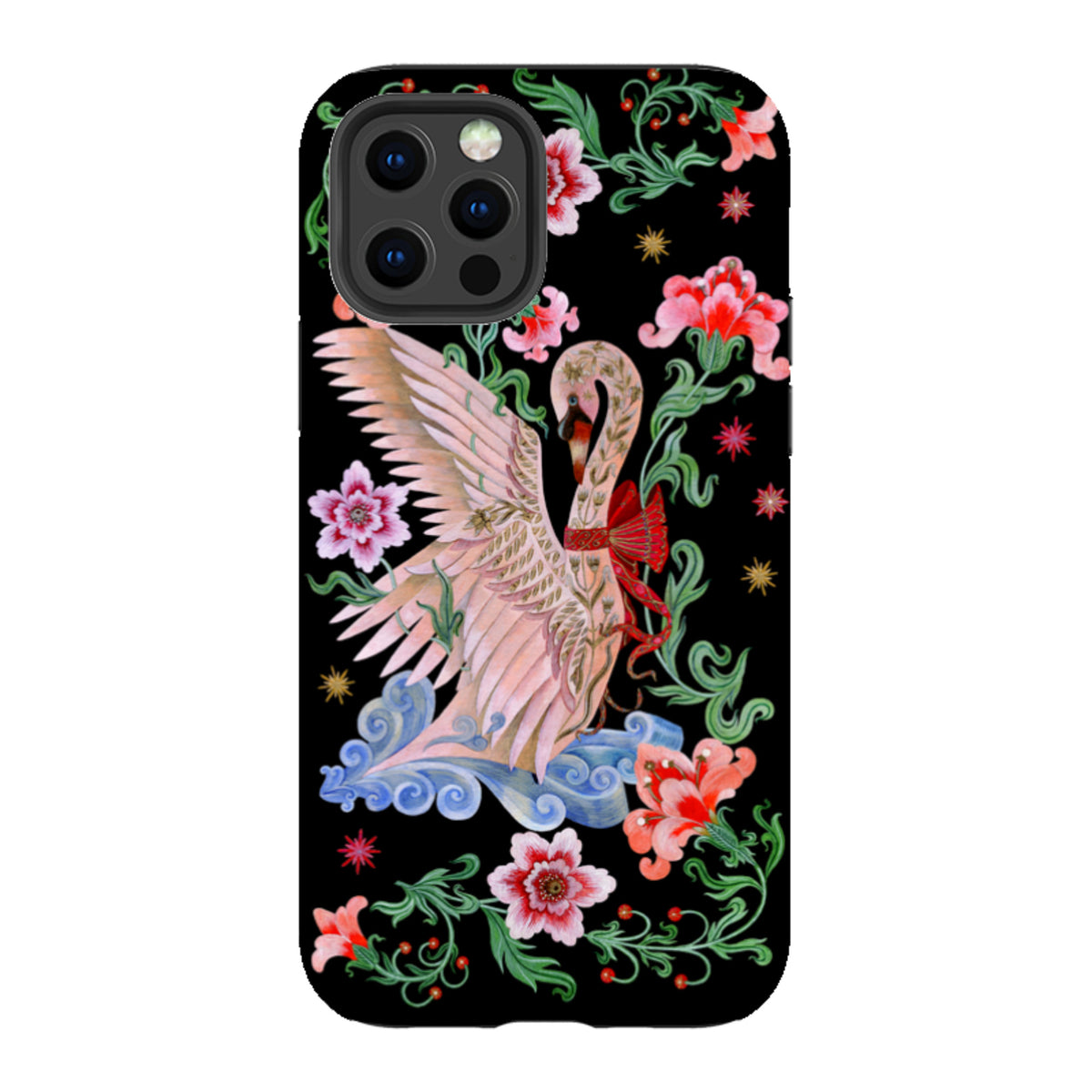 iPhone Tough  Case - Seven Swans A Swimming By Maria Matos