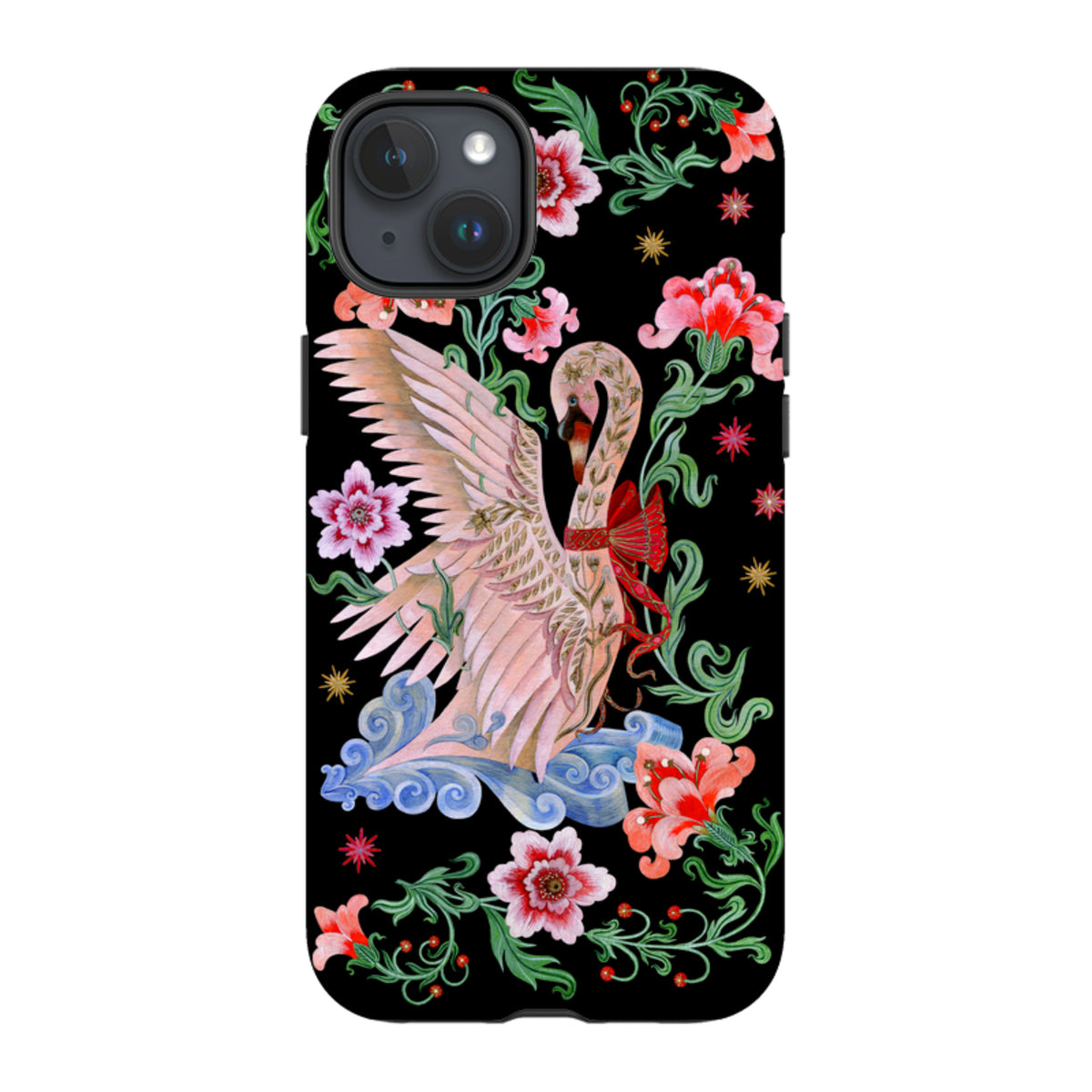 iPhone Tough  Case - Seven Swans A Swimming By Maria Matos