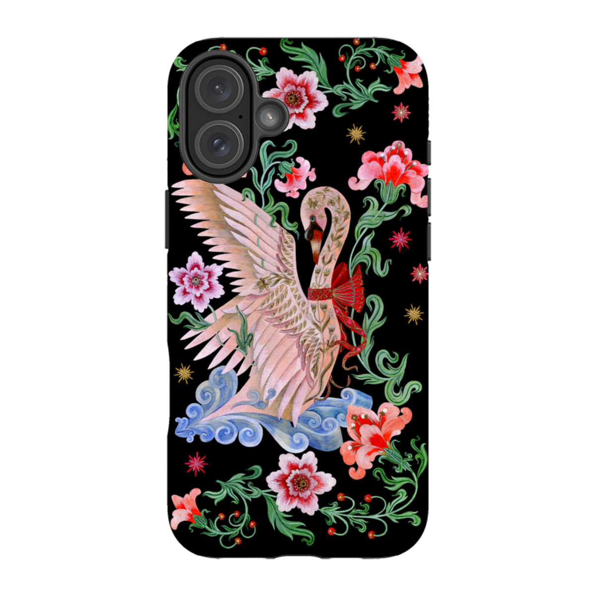 iPhone Tough  Case - Seven Swans A Swimming By Maria Matos