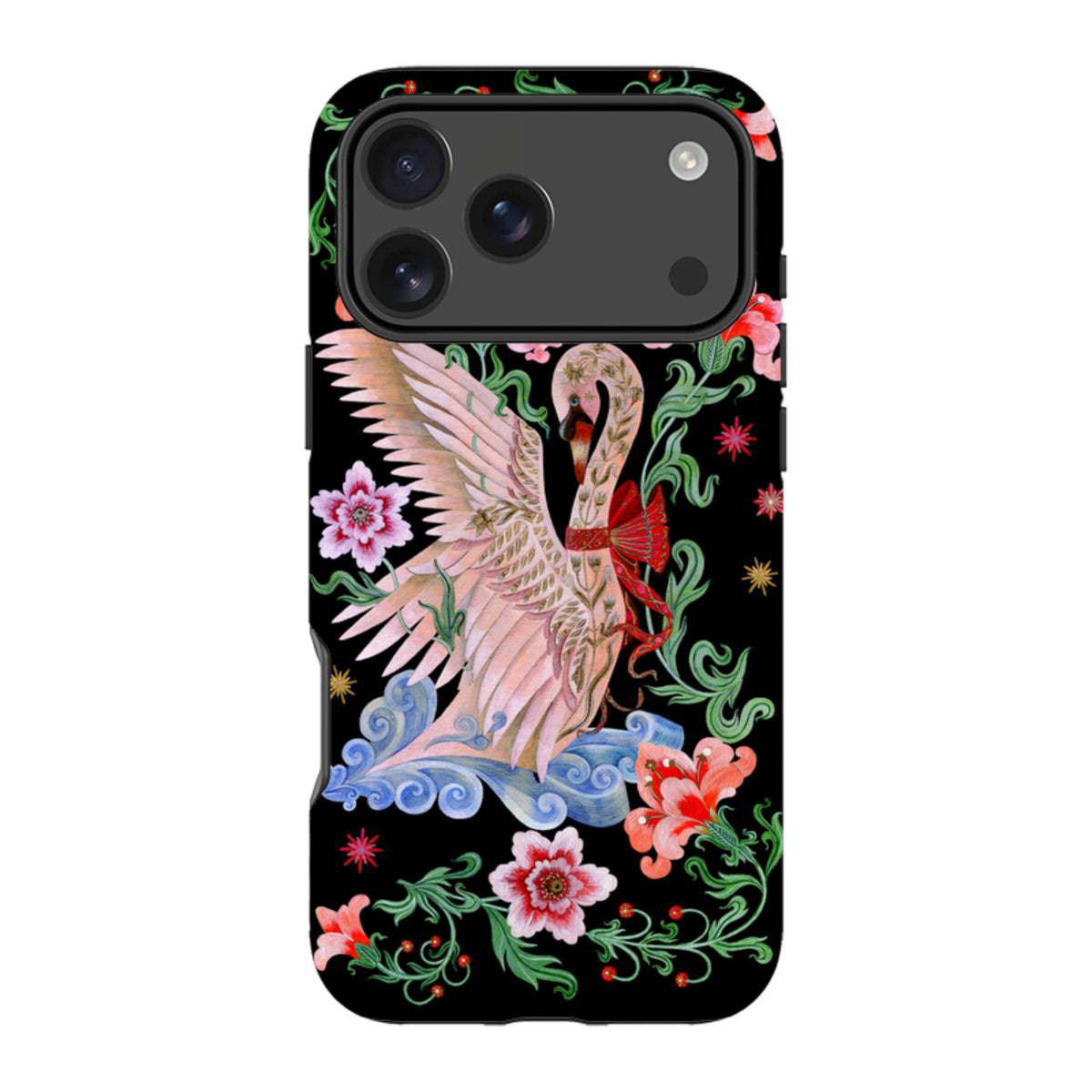 iPhone Tough  Case - Seven Swans A Swimming By Maria Matos
