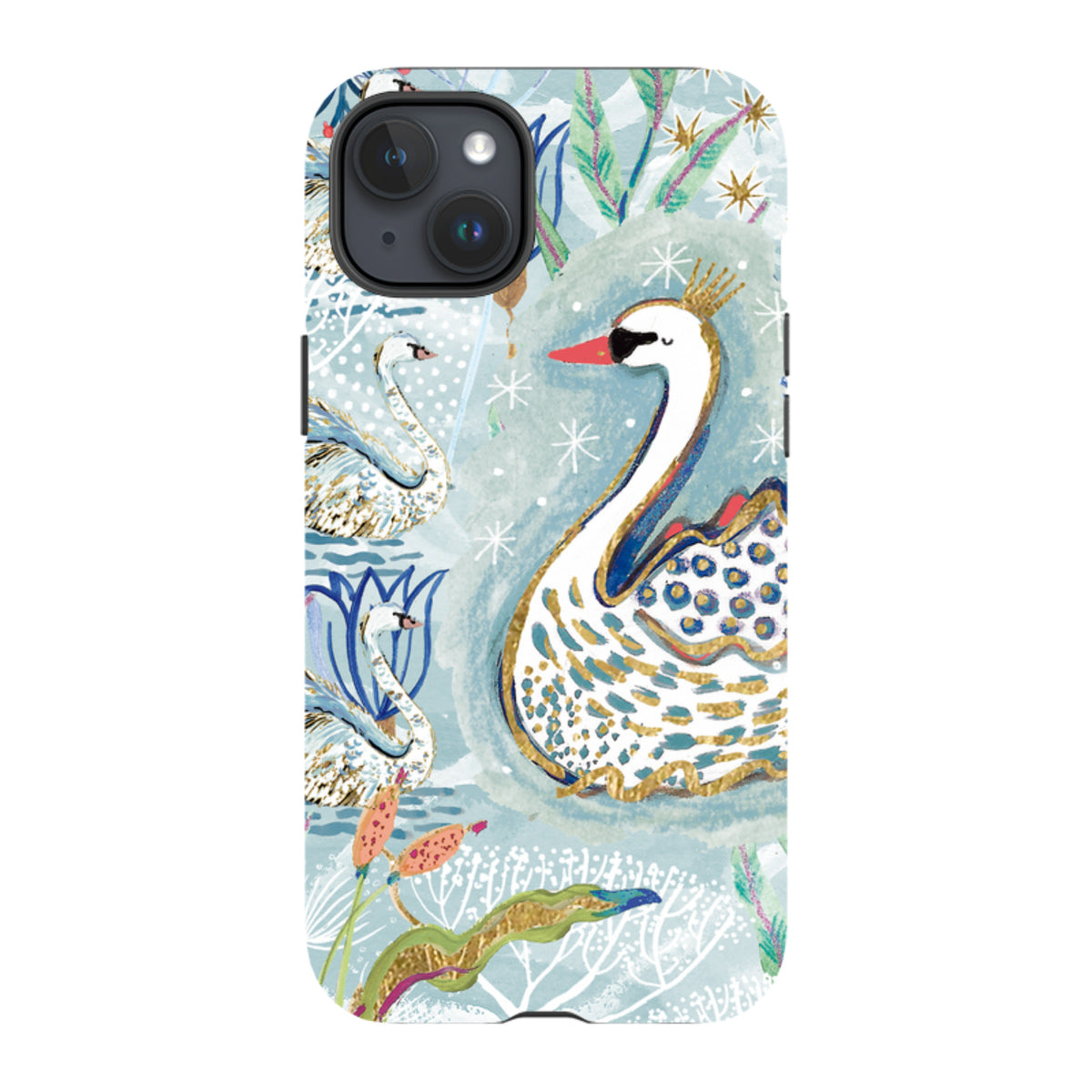 iPhone Tough Case - Seven Swans II By Emma Frances Grant