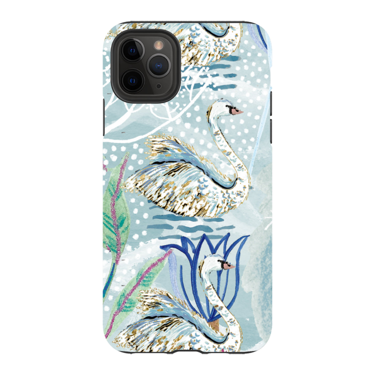 iPhone Tough Case - Seven Swans III By Emma Frances Grant