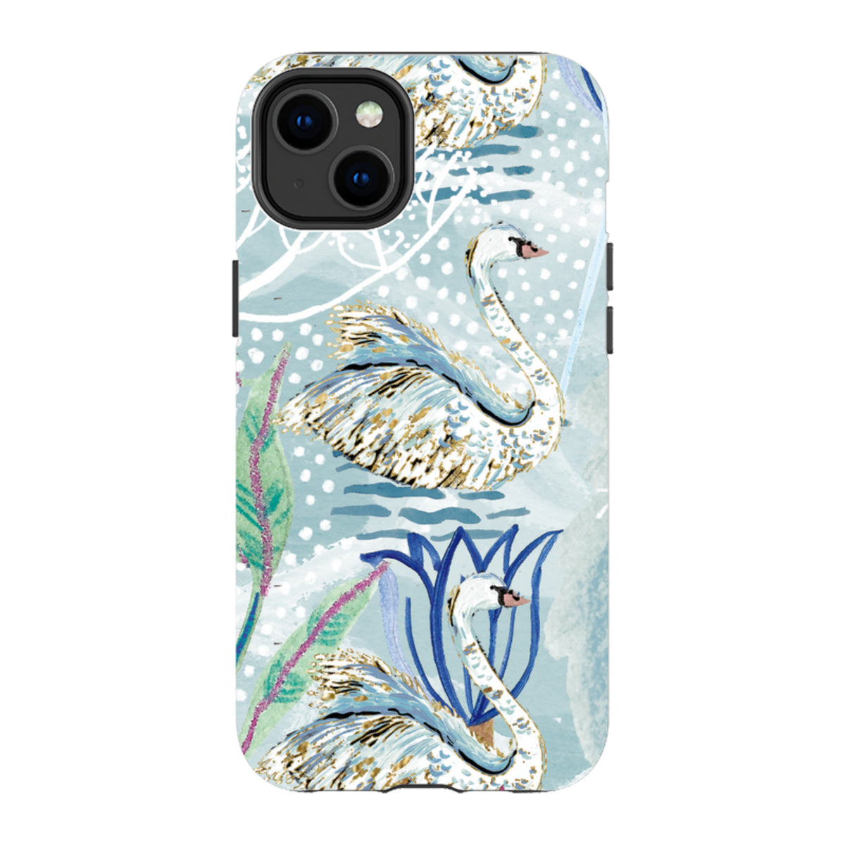 iPhone Tough Case - Seven Swans III By Emma Frances Grant