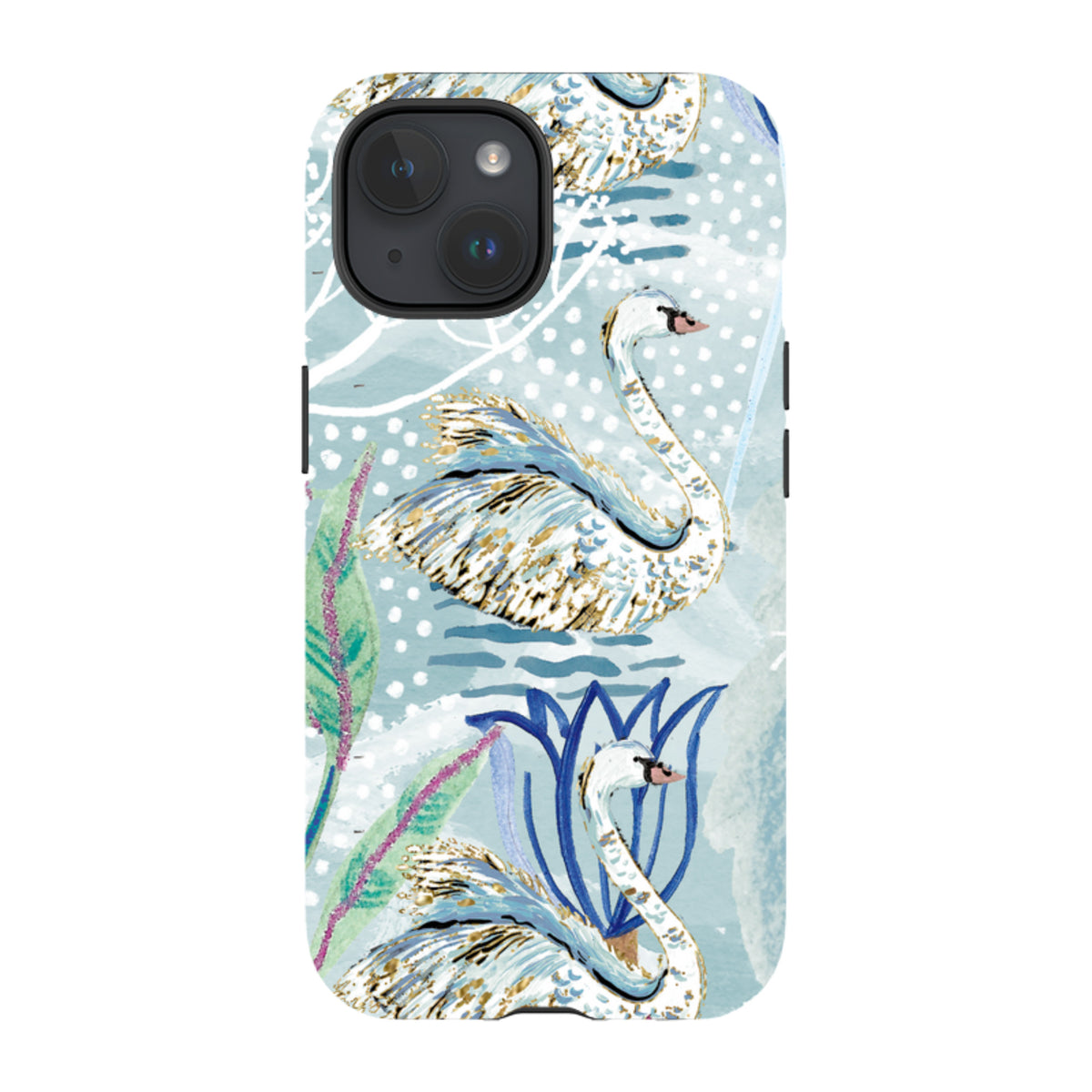 iPhone Tough Case - Seven Swans III By Emma Frances Grant