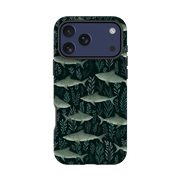iPhone Tough Case - Sharks black By Katherine Quinn