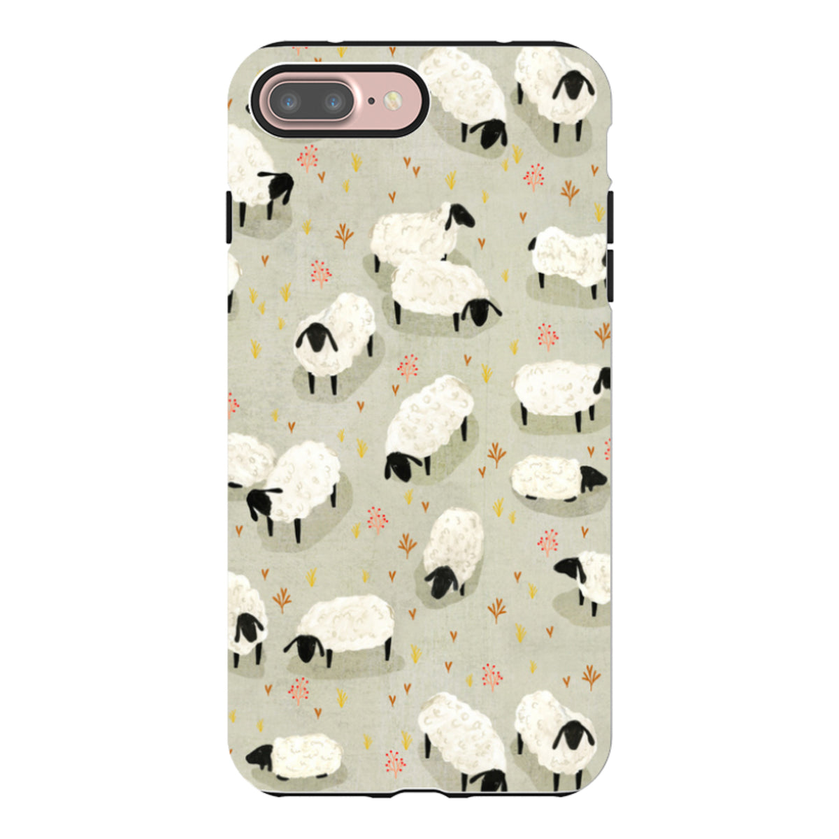 iPhone Tough Case - Sheep Grey By Katherine Quinn