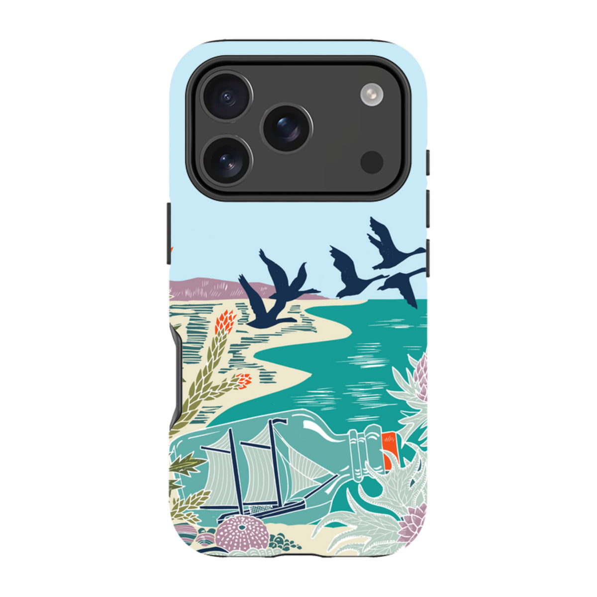 iPhone Tough Case - Ship Bottle By Kate Heiss