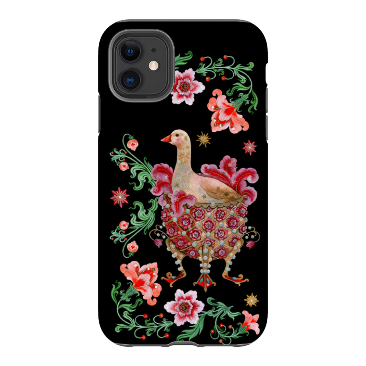 iPhone Robuste Hülle – Six Geese A Laying Von Maria Matos