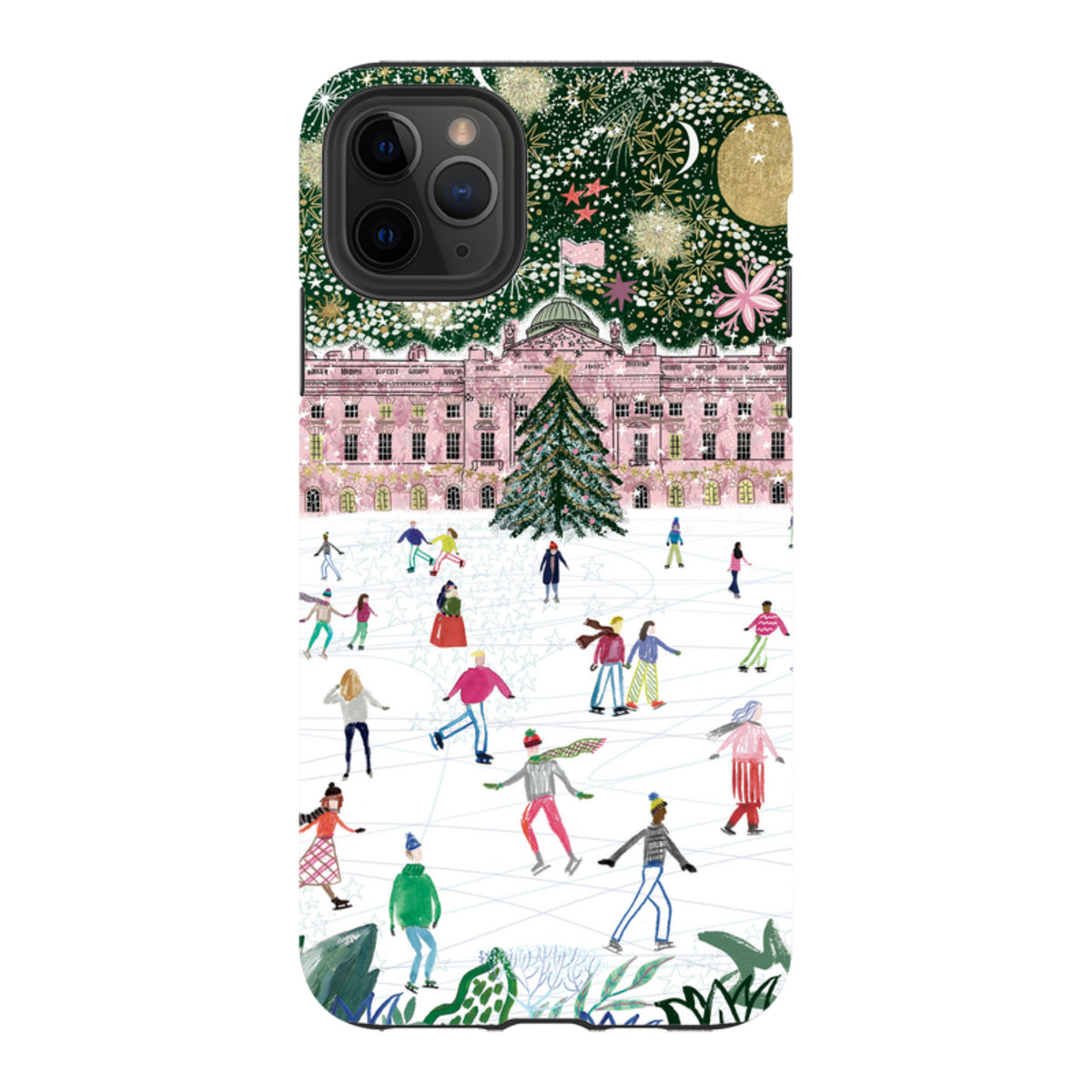 iPhone Tough Case - Skating At Somerset House By Emma Frances Grant