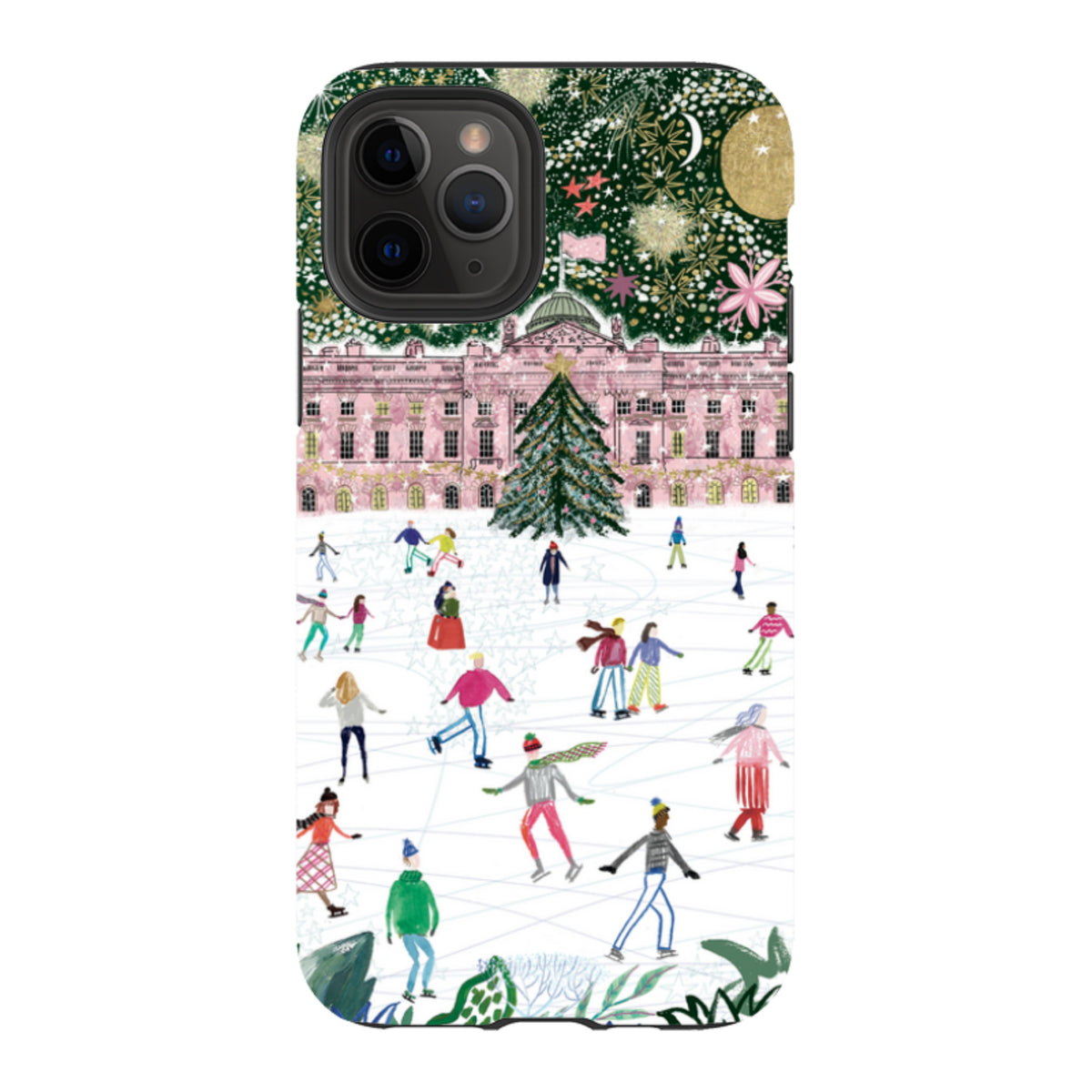 iPhone Tough Case - Skating At Somerset House By Emma Frances Grant