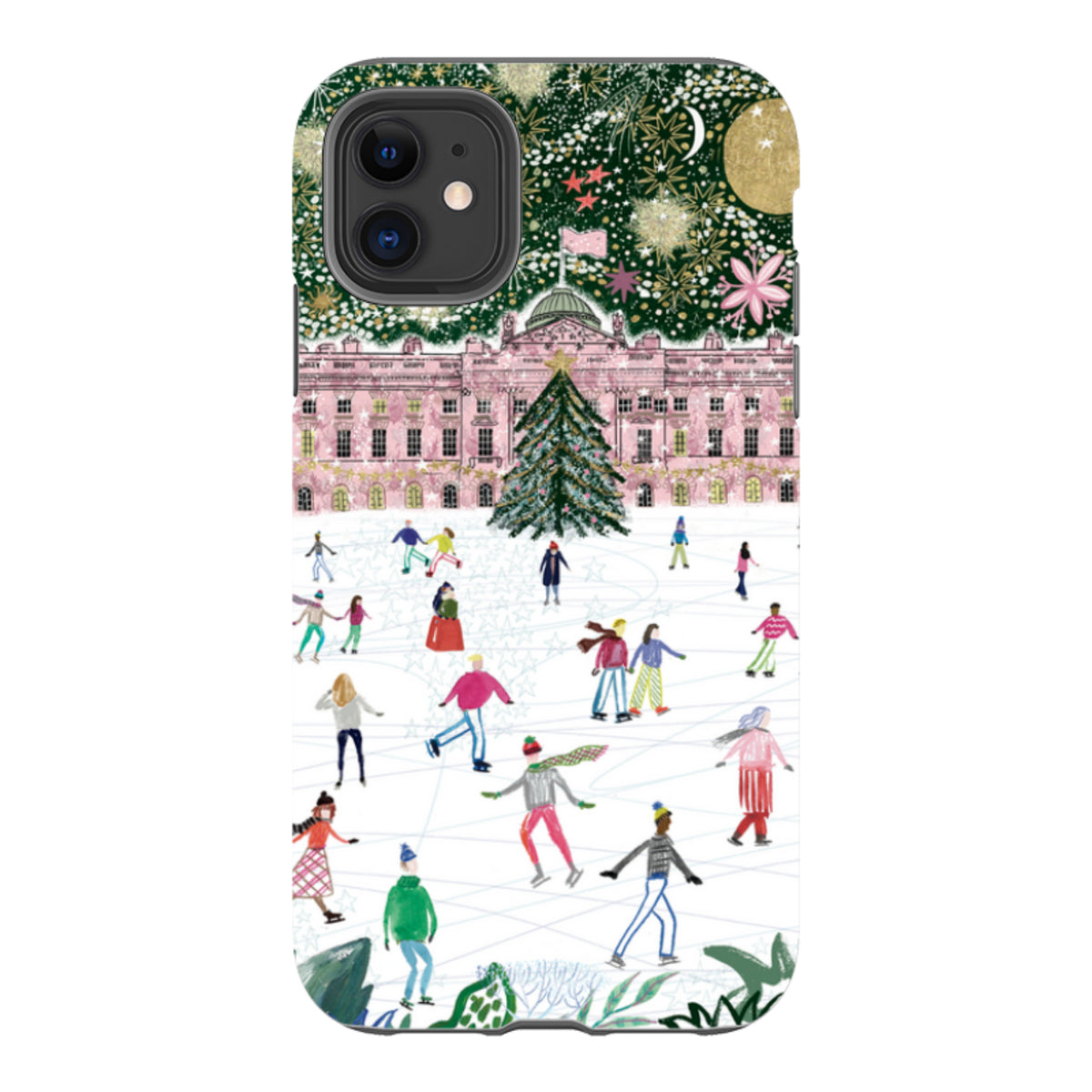 iPhone Tough Case - Skating At Somerset House By Emma Frances Grant