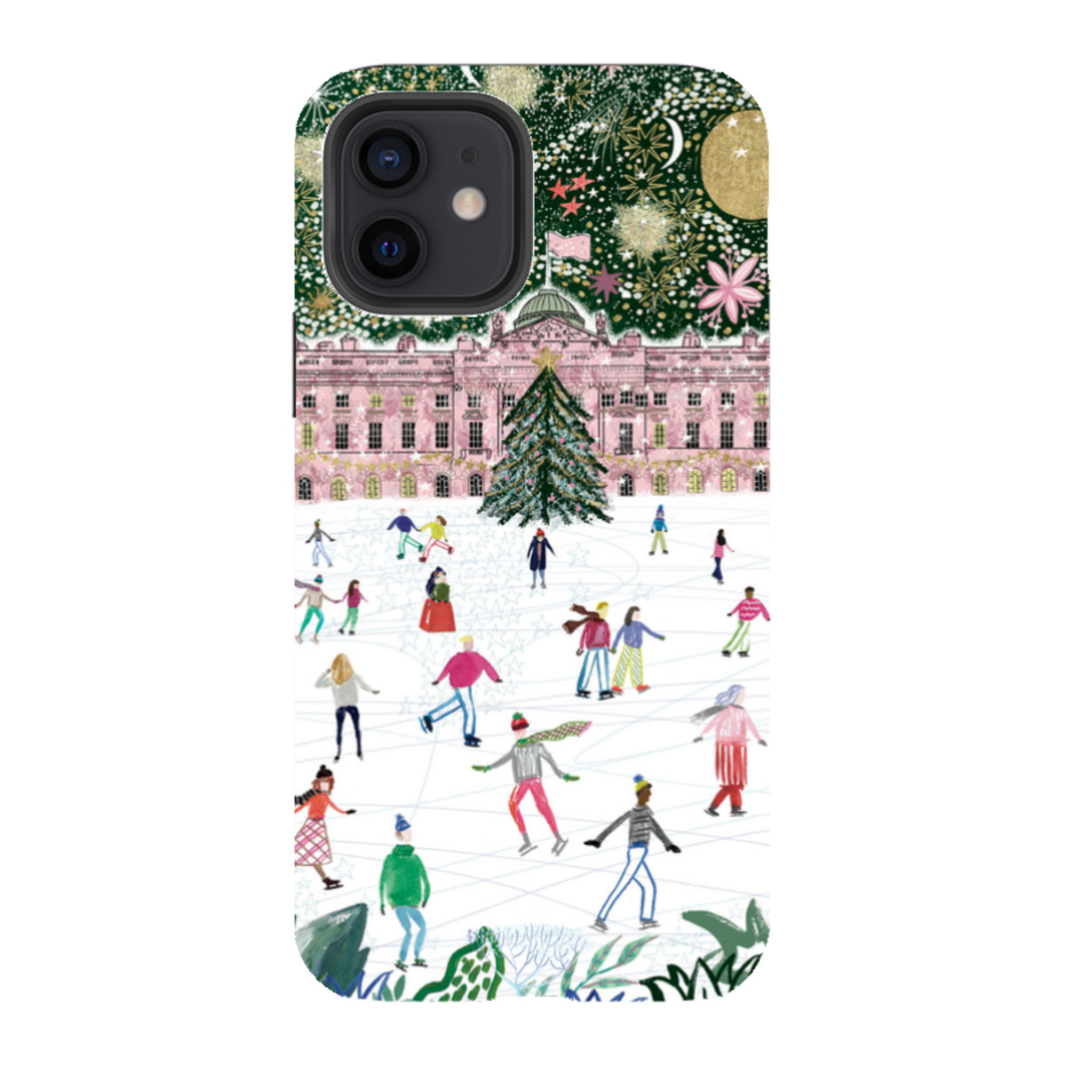 iPhone Tough Case - Skating At Somerset House By Emma Frances Grant