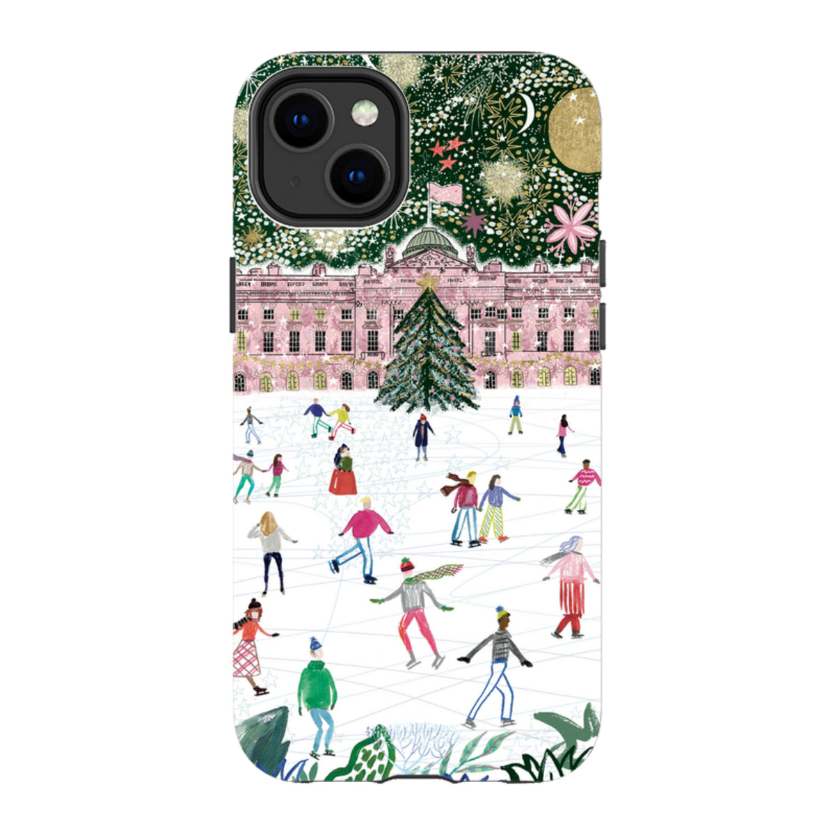 iPhone Tough Case - Skating At Somerset House By Emma Frances Grant