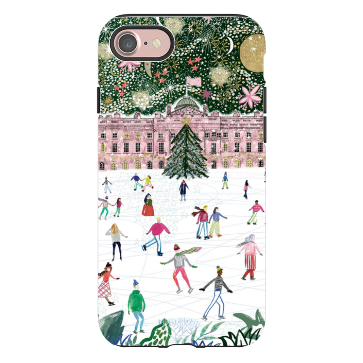 iPhone Tough Case - Skating At Somerset House By Emma Frances Grant
