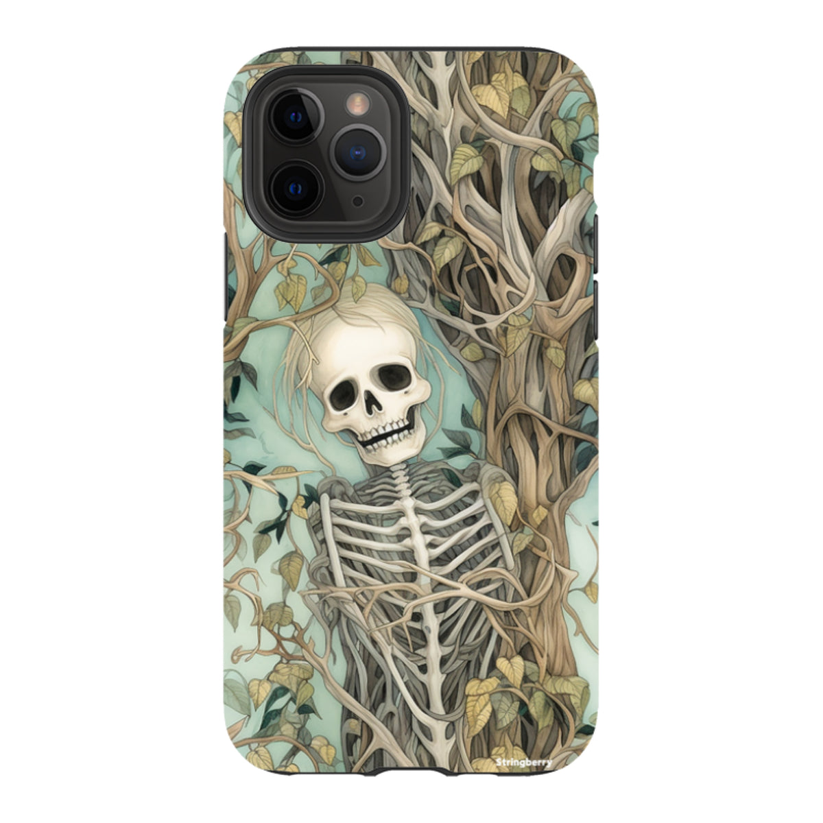 iPhone Tough Case - Skeletal Floral
