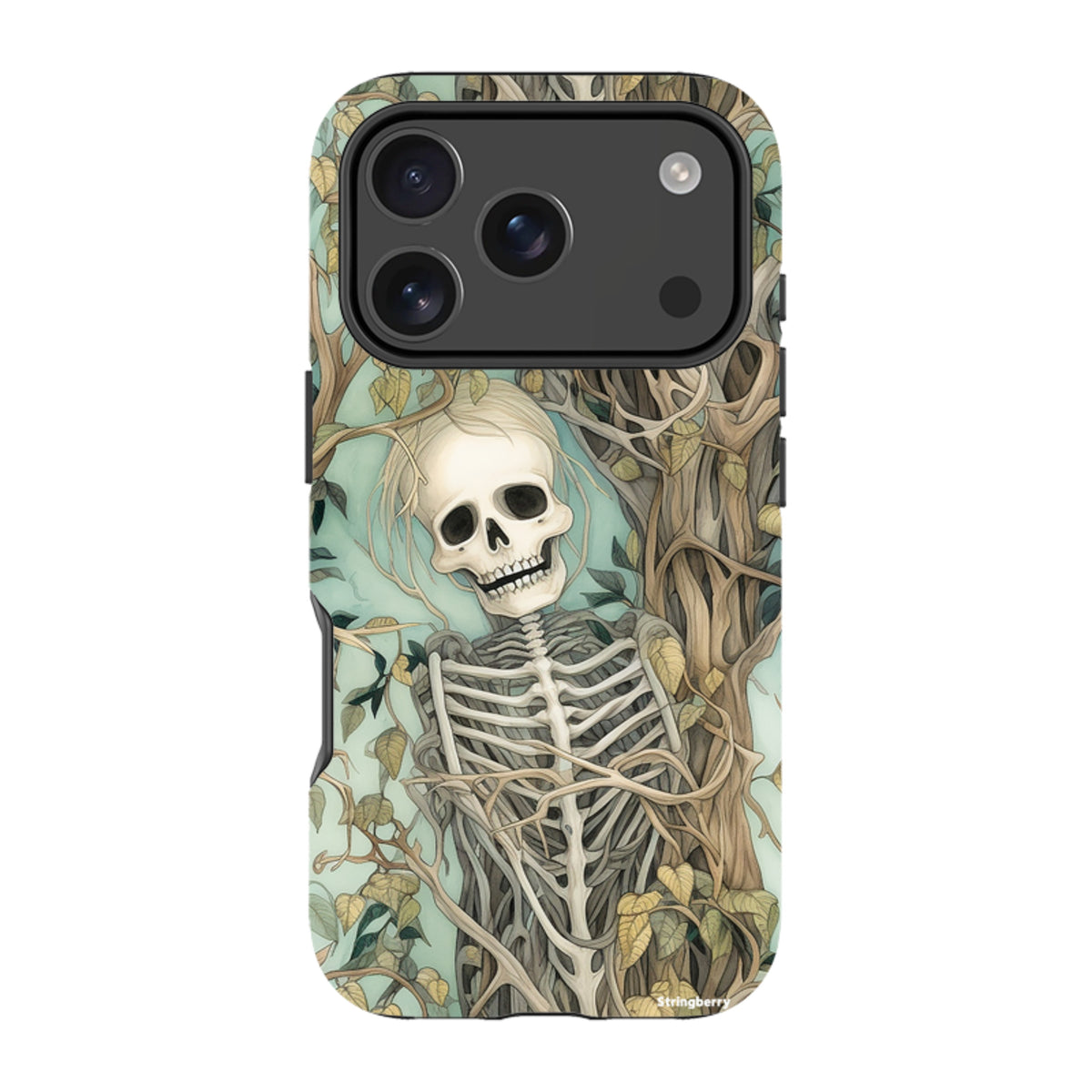 iPhone Tough Case - Skeletal Floral