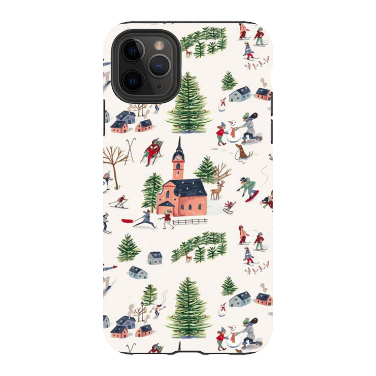 iPhone-Hartschale – Skifahren von Caroline Bonne Muller