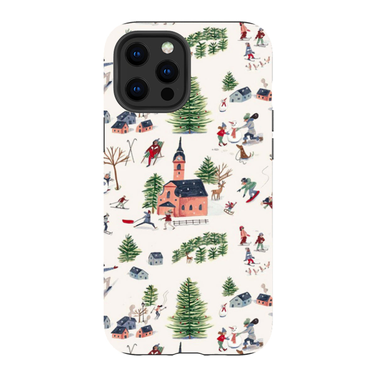 iPhone-Hartschale – Skifahren von Caroline Bonne Muller