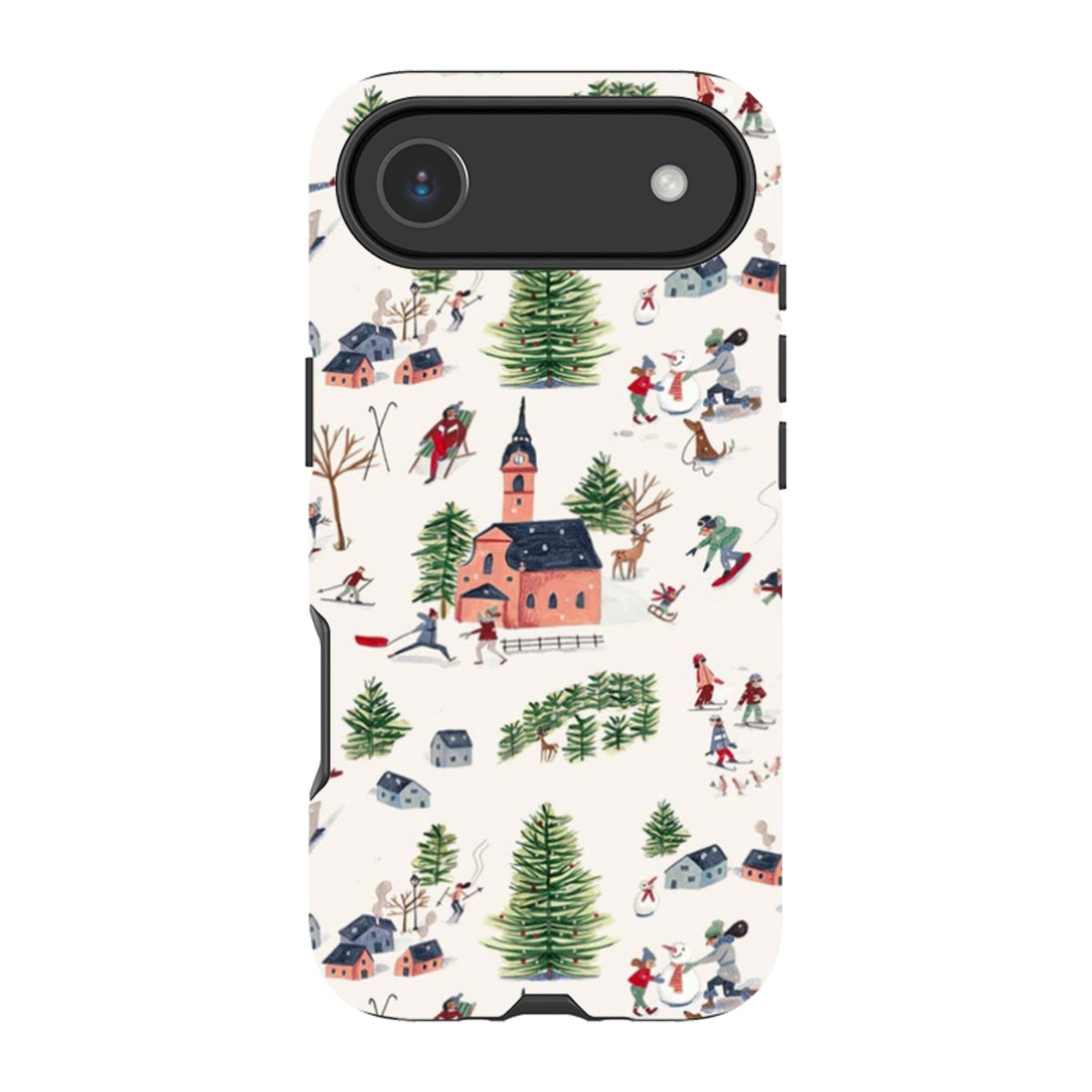iPhone-Hartschale – Skifahren von Caroline Bonne Muller