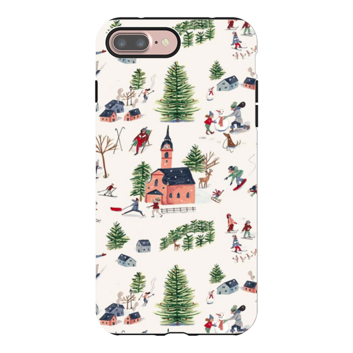 iPhone-Hartschale – Skifahren von Caroline Bonne Muller