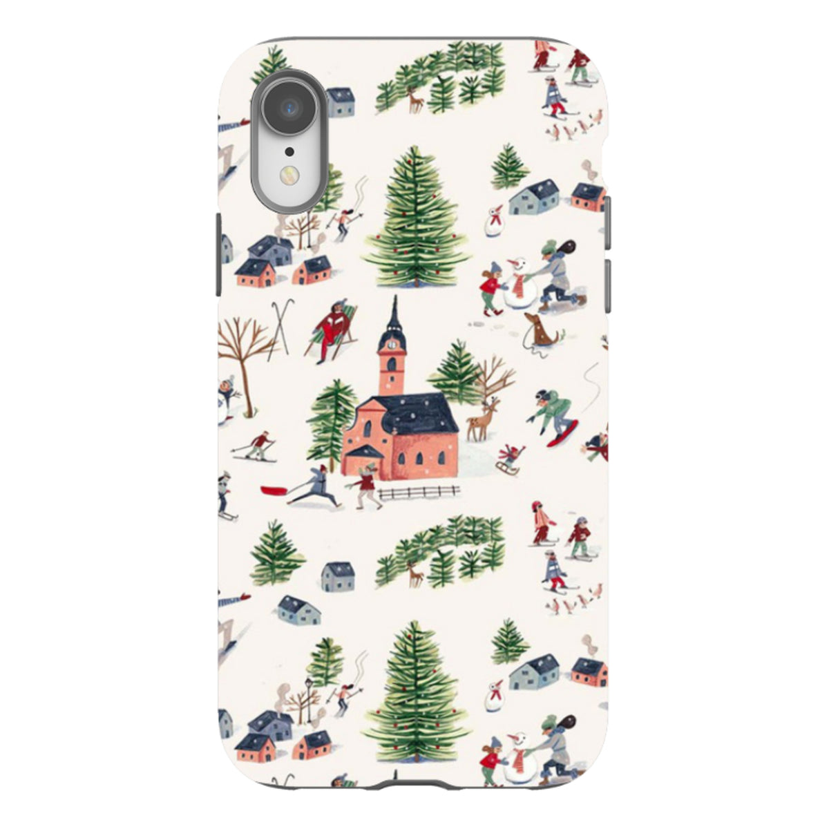 iPhone-Hartschale – Skifahren von Caroline Bonne Muller