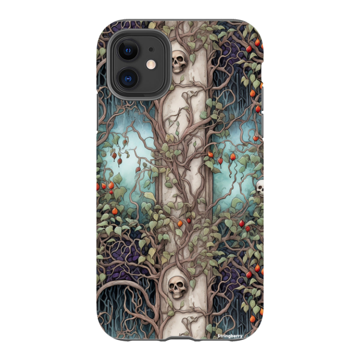 iPhone Tough Case - Skull Trees