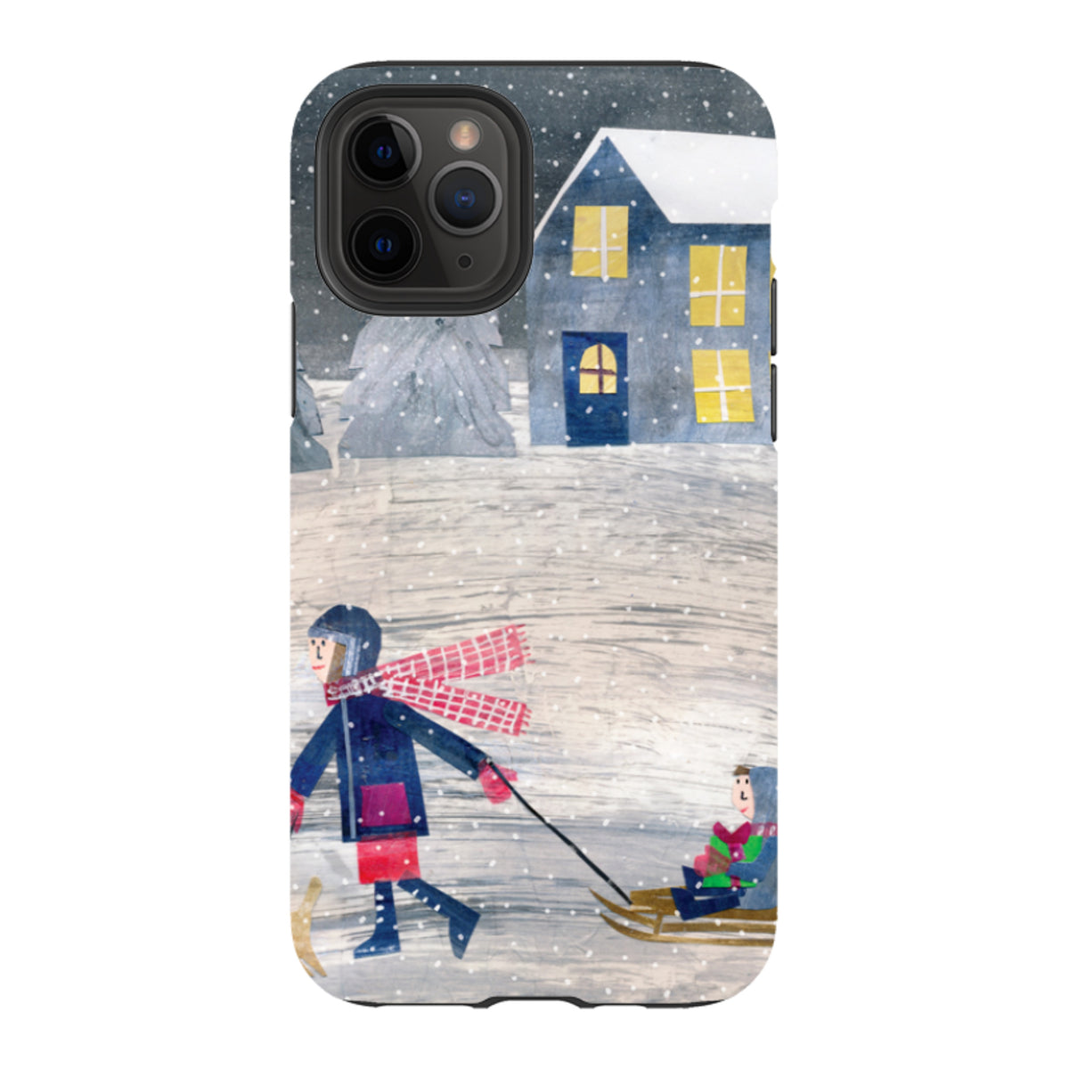 iPhone Tough Case - Sledging By Tracey English