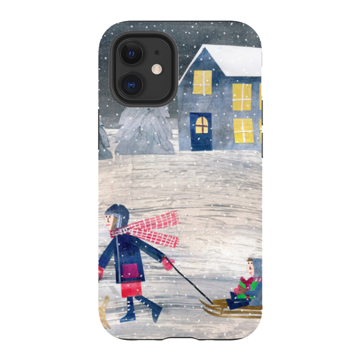 iPhone Tough Case - Sledging By Tracey English