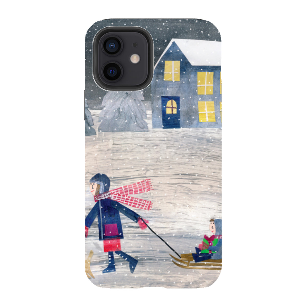 iPhone Tough Case - Sledging By Tracey English