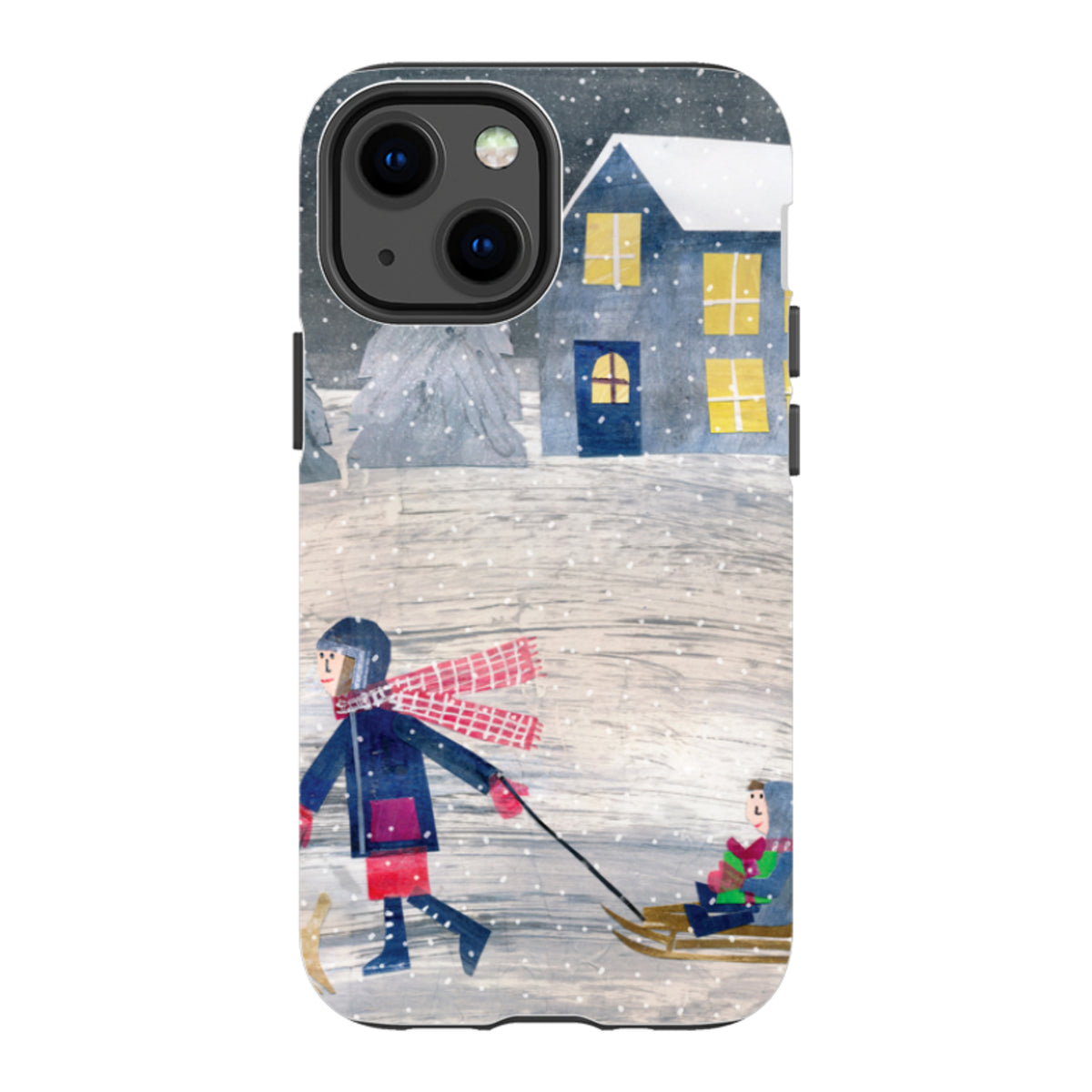 iPhone Tough Case - Sledging By Tracey English