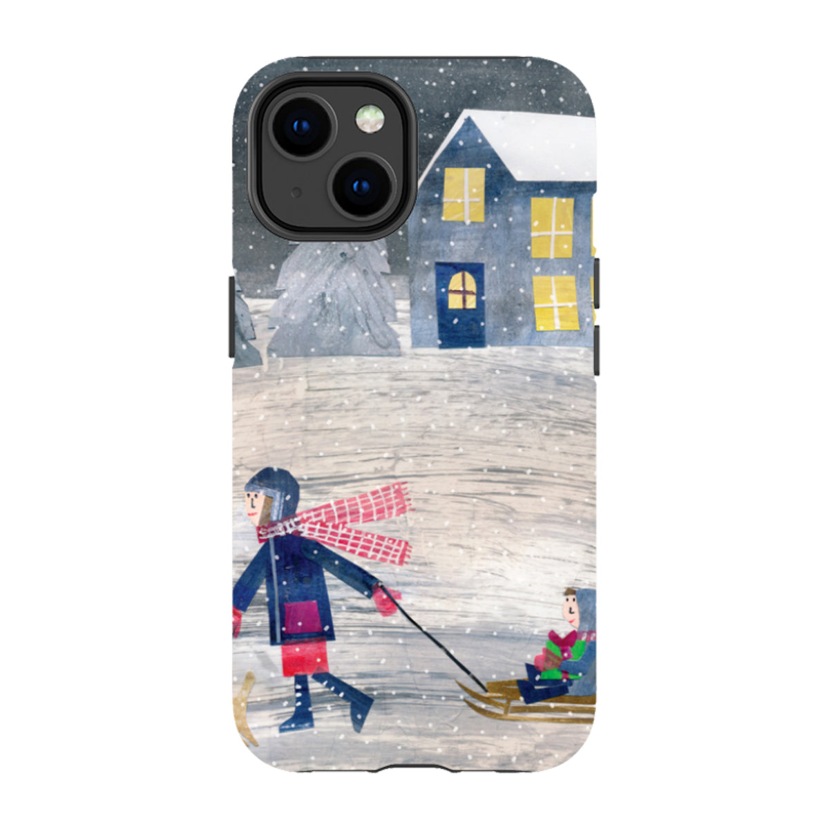 iPhone Tough Case - Sledging By Tracey English