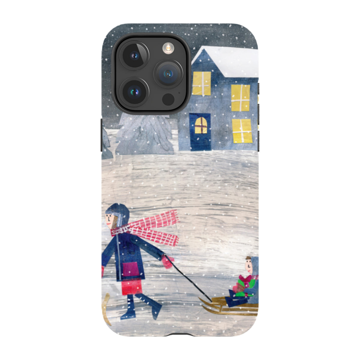 iPhone Tough Case - Sledging By Tracey English
