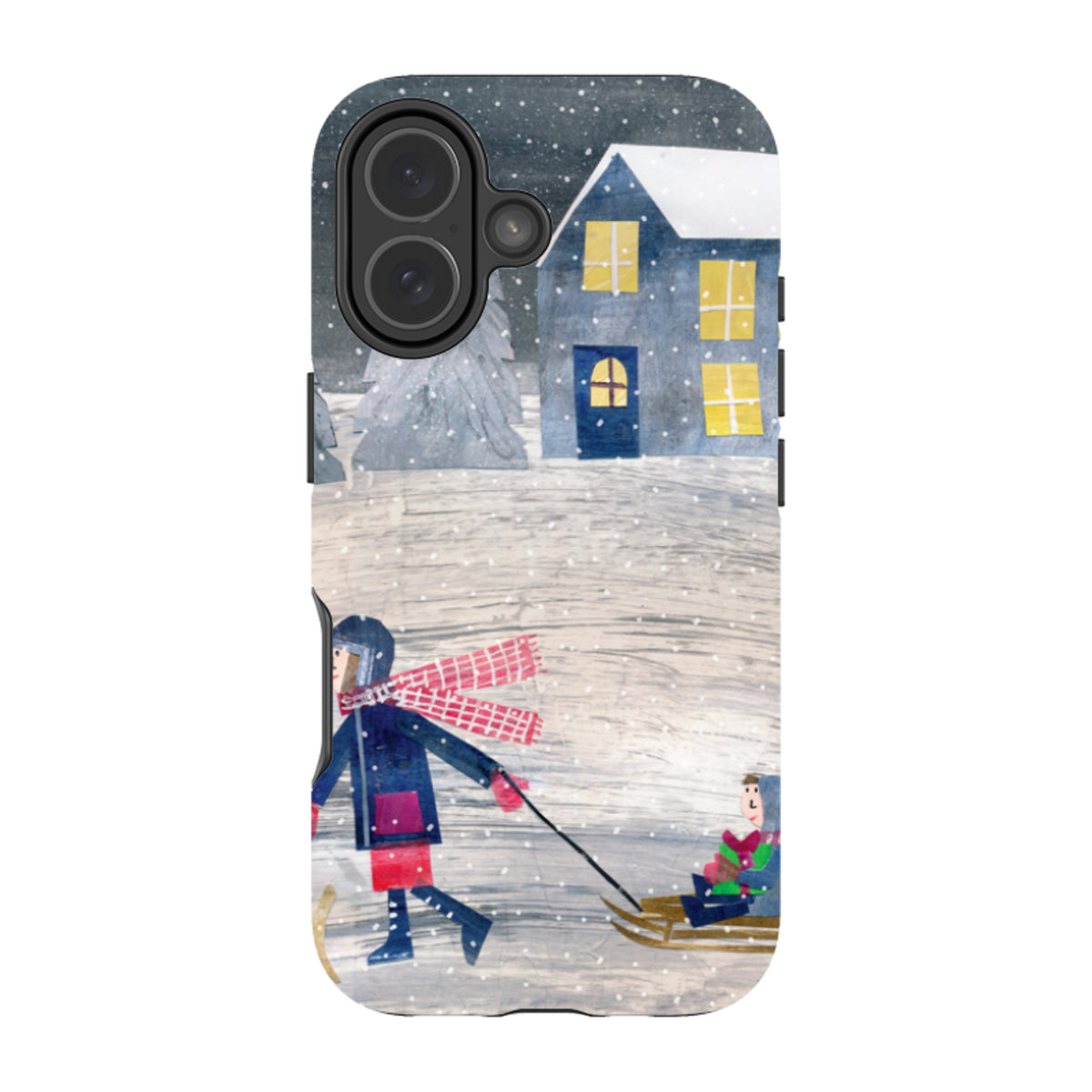 iPhone Tough Case - Sledging By Tracey English